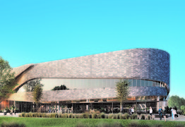 An artist's impression of what the new Christchurch Convention Centre would look like.
