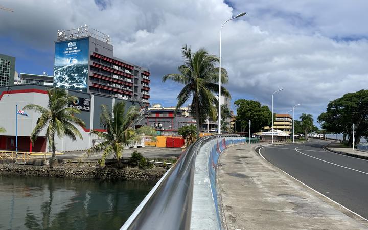 Suva, Fiji, in lockdown.