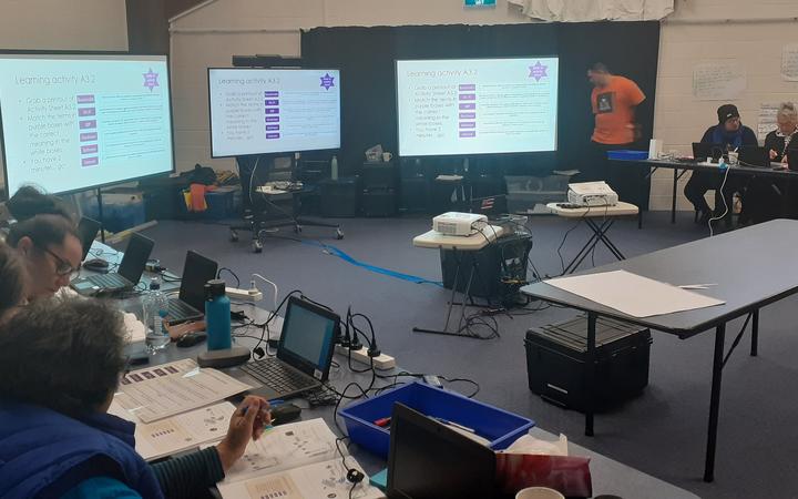 Marae representatives get training on how to make the most of digital connectivity and the technology being installed at marae around New Zealand