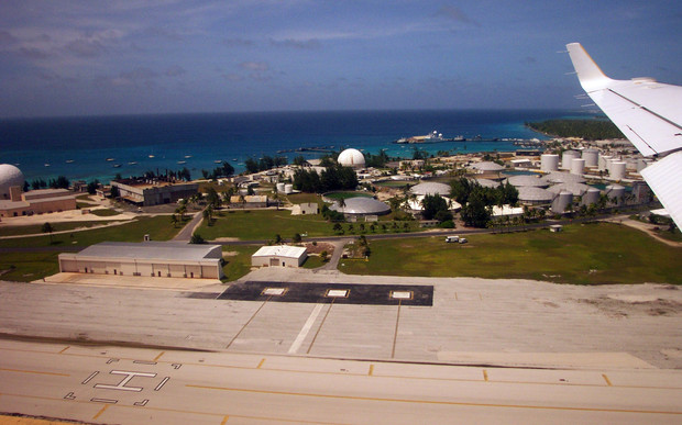  The US Army's Kwajalein missile testing range in Kwajalein Atoll. 