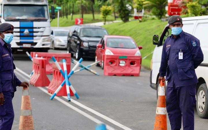 Fiji police covid cordon