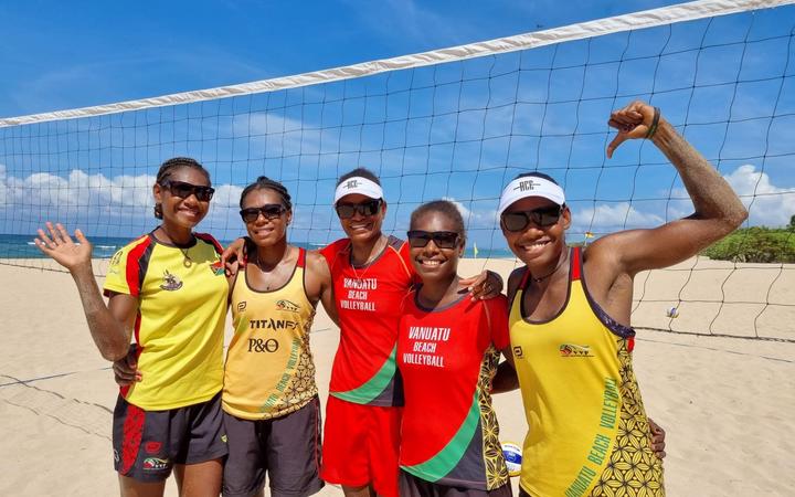 Olympic Beach Volleyball Dream On The Line For Vanuatu Rnz News