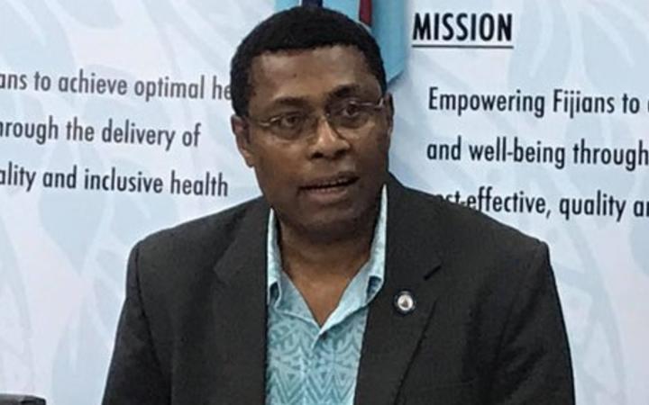 Fiji's Chief Medical Adviser Jemesa Tudravu