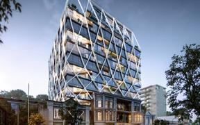 Former Fonterra HQ now The International with 88 apartments 