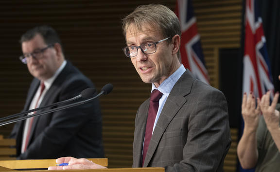 POOL -  Director General of Health Dr Ashley Bloomfield during the Covid-19 response and vaccine update with Deputy Prime Minister Grant Robertson, Parliament, Wellington.  24 August, 2021  NZ Herald photograph by Mark Mitchell