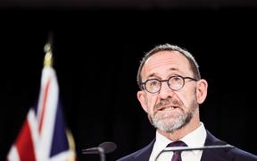 Health Minister Andrew Little gives a media conference on negotations for nurses' pay equity. 