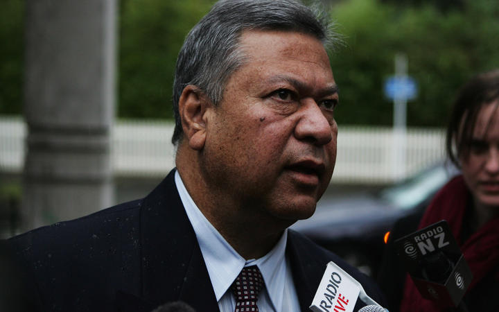Mangere MP Taito Phillip Field arrives at the Auckland High Court to attend a hearing in which his legal team will fight bribery and corruption charges against him June 20, 2007 in Auckland, New Zealand. 