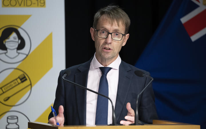 Director-General of Health Dr Ashley Bloomfield during the Covid-19 and vaccine update at Parliament on 29 September 2021.  