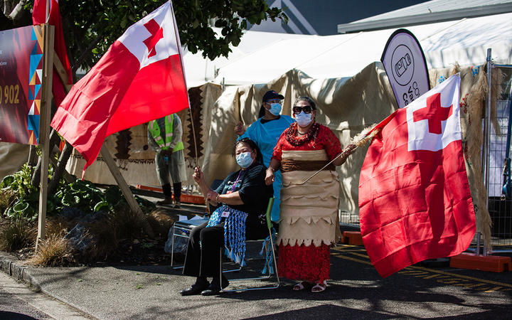 At the Langimalie Supervax Event in Onehunga, organised by the Tongan Health Society