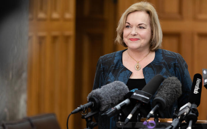 Judith Collins on National&#39;s target for ending lockdowns | RNZ News