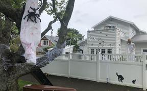 
Gina von Sturmer’s family covered their home in Halloween decorations.