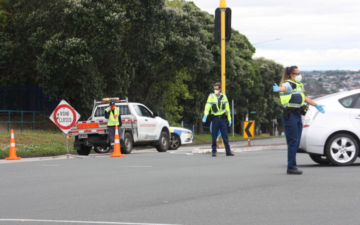 Police in New Lynn, West Auckland, where a homicide investigation has been launched. 