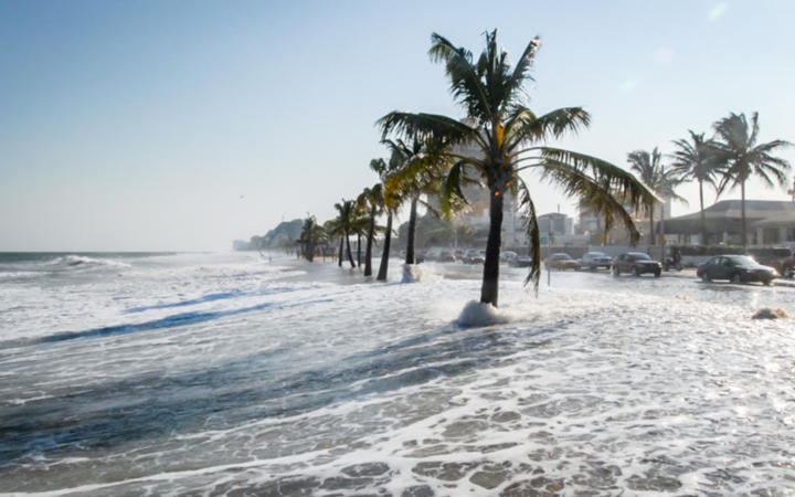 Coastal flooding in Fort Lauderdale