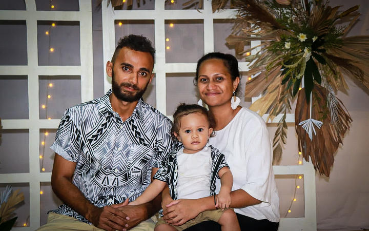 Former Nelson resident John Wopereis and his family in Honiara.