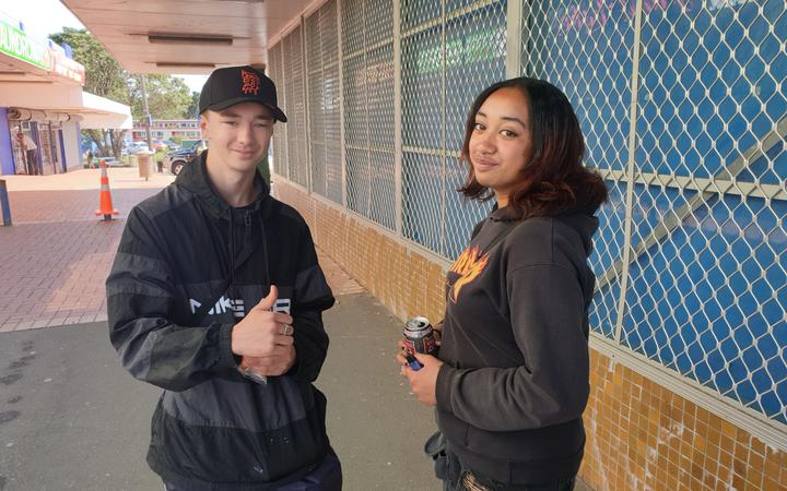 Cannons Creek residents Matt (left) has not yet been vaccinated - but Vanessa (who has) says she likes McDonalds too much to hold out once the mandates kick in.
