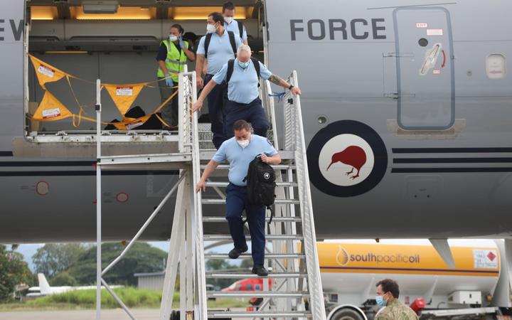 NZ police arrive in Honiara to help out after civil unrest 