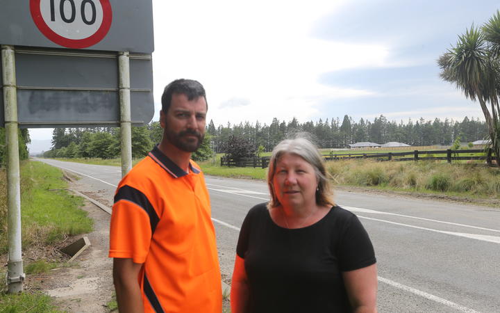 Methven resident Mark Harris and Ashburton deputy mayor Liz McMillan are pleading with Waka Kotahi NZ Transport Agency (NZTA) to urgently review the speed limit of a portion of highway north of Methven. 
