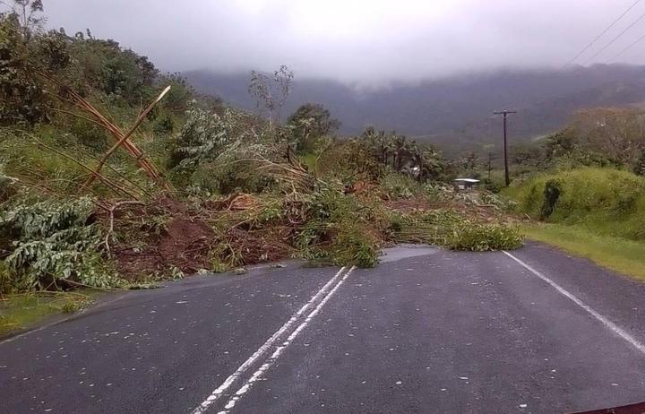A landslide along the King's Road near Saivou District School in Ra Province has forced the closure of this part of the highway.