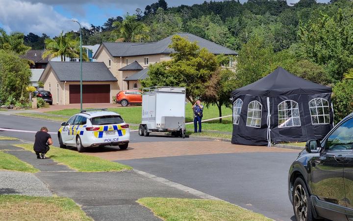 A man died after an early morning altercation in the Auckland suburb of Albany.