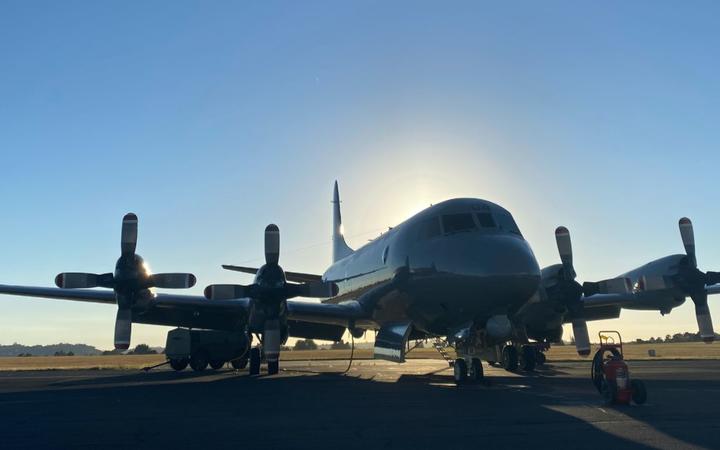 An RNZAF P-3K Orion left Whenuapai air base, Auckland, to carry out assessment of the area and low-lying islands after the huge undersea Hunga Tonga-Hunga Ha'apai volcano eruption.