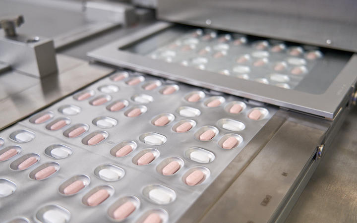 Pfizer in the making of its Covid-19 antiviral pills, Paxlovid, in Freiburg, Germany in 2021. 