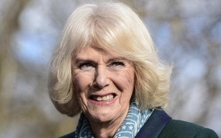 Britain's Camilla, Duchess of Cornwall during a visit to Battersea Brand Hatch Centre on February 2, 2022 in Ash as part of a visit in Kent. 