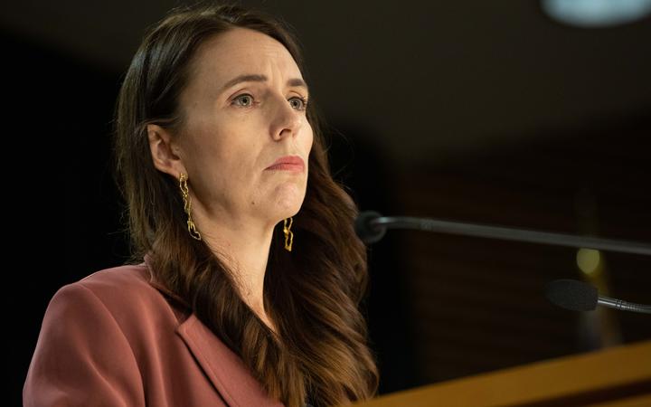 PM Jacinda Ardern speaks to media following Russia's invasion of Ukraine