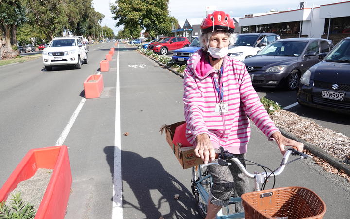 Colleen O’Byrne says the cycleway is a blessing.