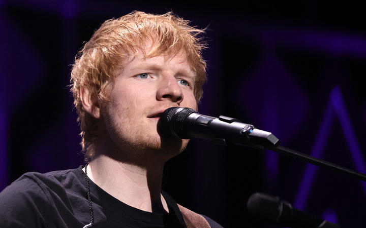 Ed Sheeran performs onstage during iHeartRadio Z100 Jingle Ball 2021 on December 10, 2021 in New York City. 
