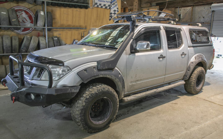 Police say this silver Nissan Navara is a vehicle of interest in the homocide inquiry into Maraea Smith's death.