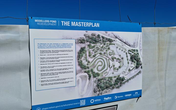 The masterplan for the Modellers Pond redevelopment.
