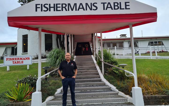 Mauricio Torrealba, who owns the Fishermans Table restaurant in Paekākāriki