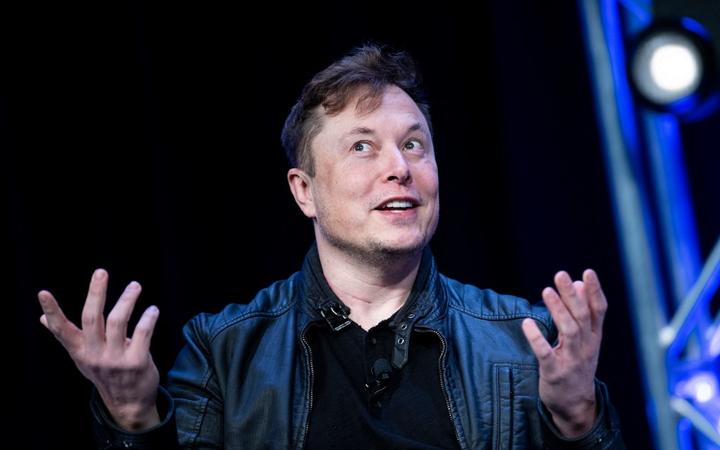 (FILES) In this file photo taken on March 9, 2020 Elon Musk, founder of SpaceX, speaks during the Satellite 2020 at the Washington Convention Center in Washington, DC.