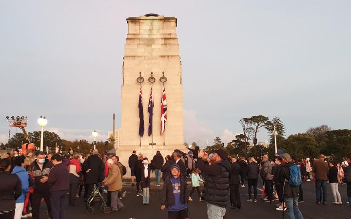 After the Dawn Service in Auckland 