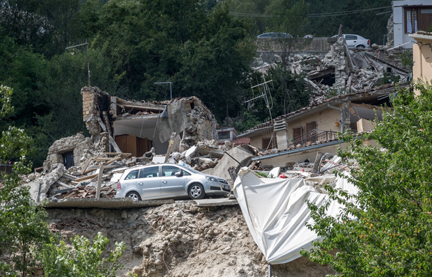 Terremoto in Pescara del Tronto.