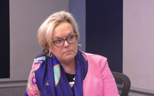 Judith Collins interviewed in the Checkpoint studio