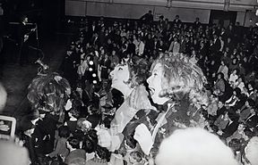 The Beatles fans in Dunedin 1964.