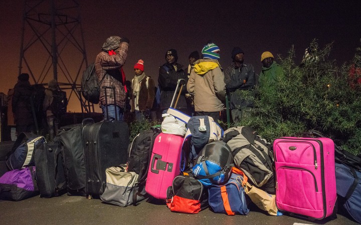 Refugees and migrants in Calais