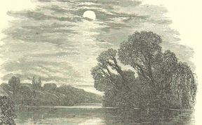 The Moon from Beauties of English Landscape. Published George Routledge & Sons, 1874.