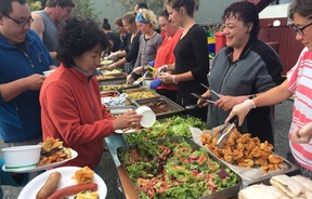The marae served more than 10,000 meals over the past week.