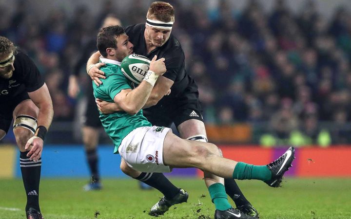 Sam Cane's tackle on Ireland's Robbie Henshaw has been cited.