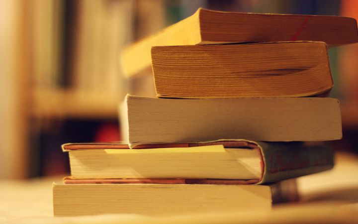 stack of books