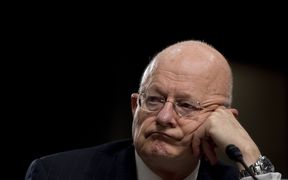 Director of National Intelligence James Clapper testifies before the Senate Armed Services Committee on Capitol Hill in Washington.