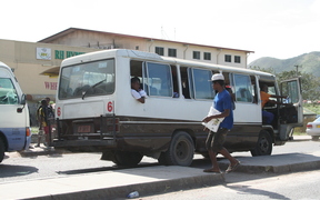 Public transport, buses, Papua New Guinea.