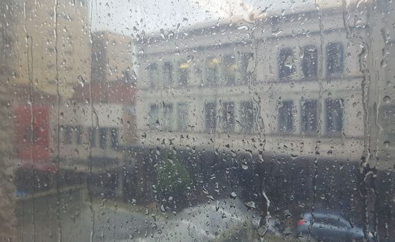 Rain in Dunedin as severe weather starts to hit Otago.