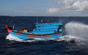A Vietnamese "blue boat". 