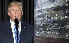 Donald Trump, Ministry of Foreign Affairs and Trade sign.