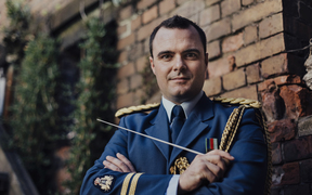 RNZAF Band Flight Lieutenant Simon Brew