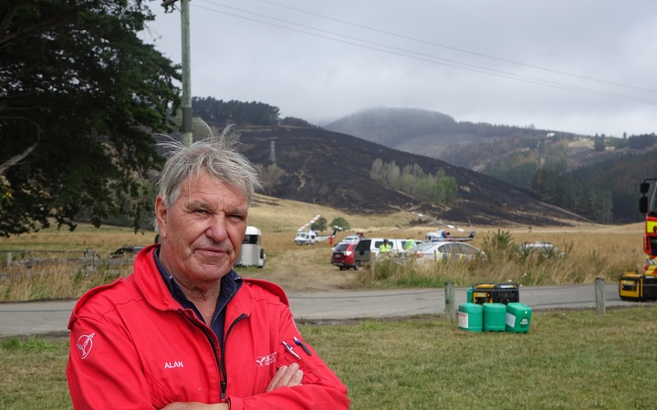Helicopter pilot Alan Beck