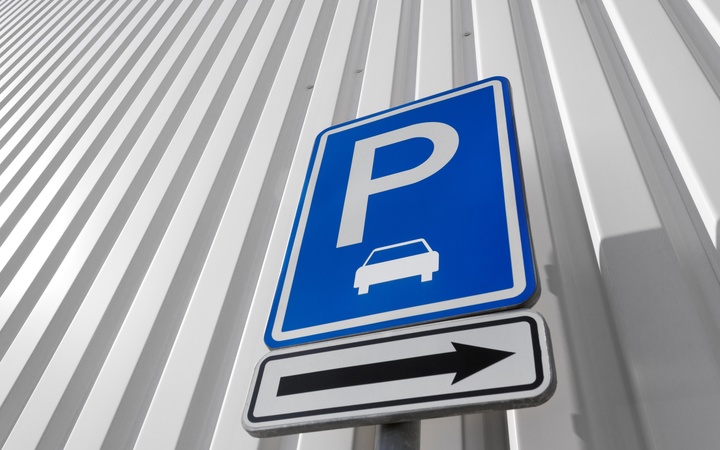 A file photo of a parking sign 